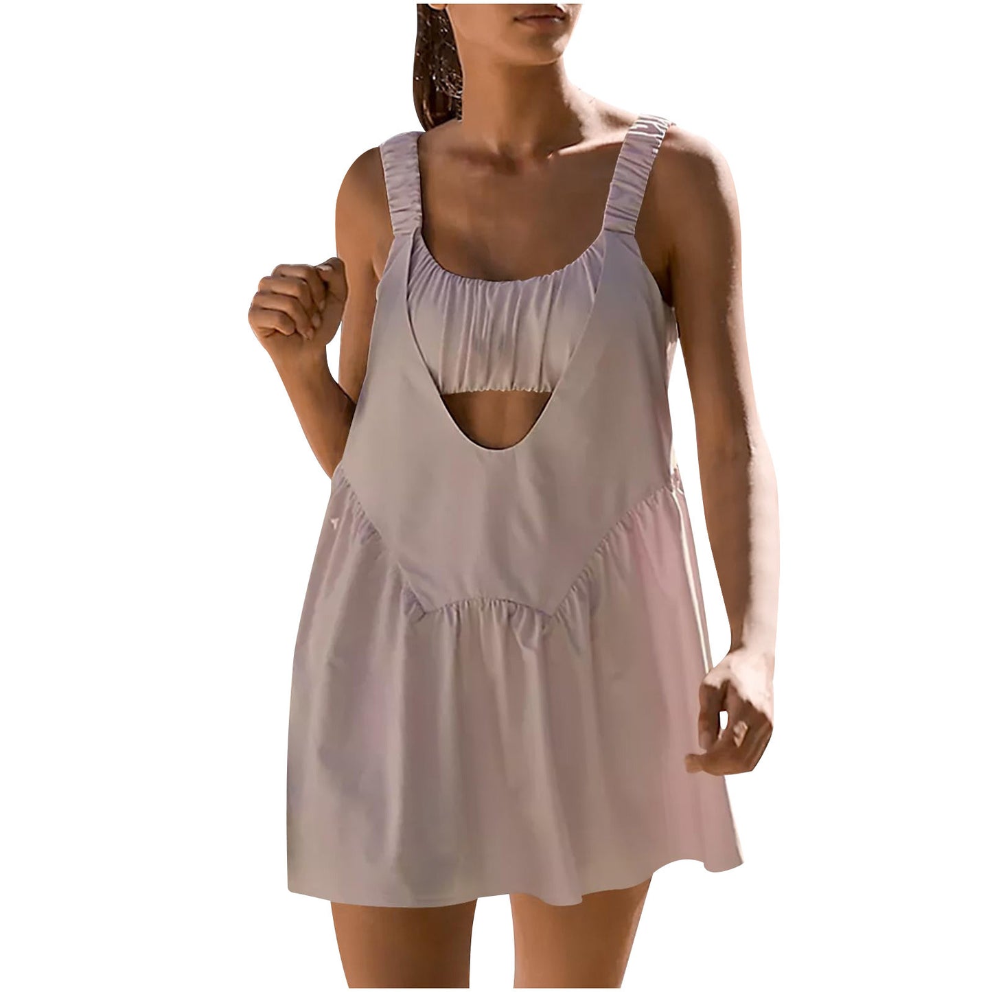 Casual Summer Apres Tennis Romper
