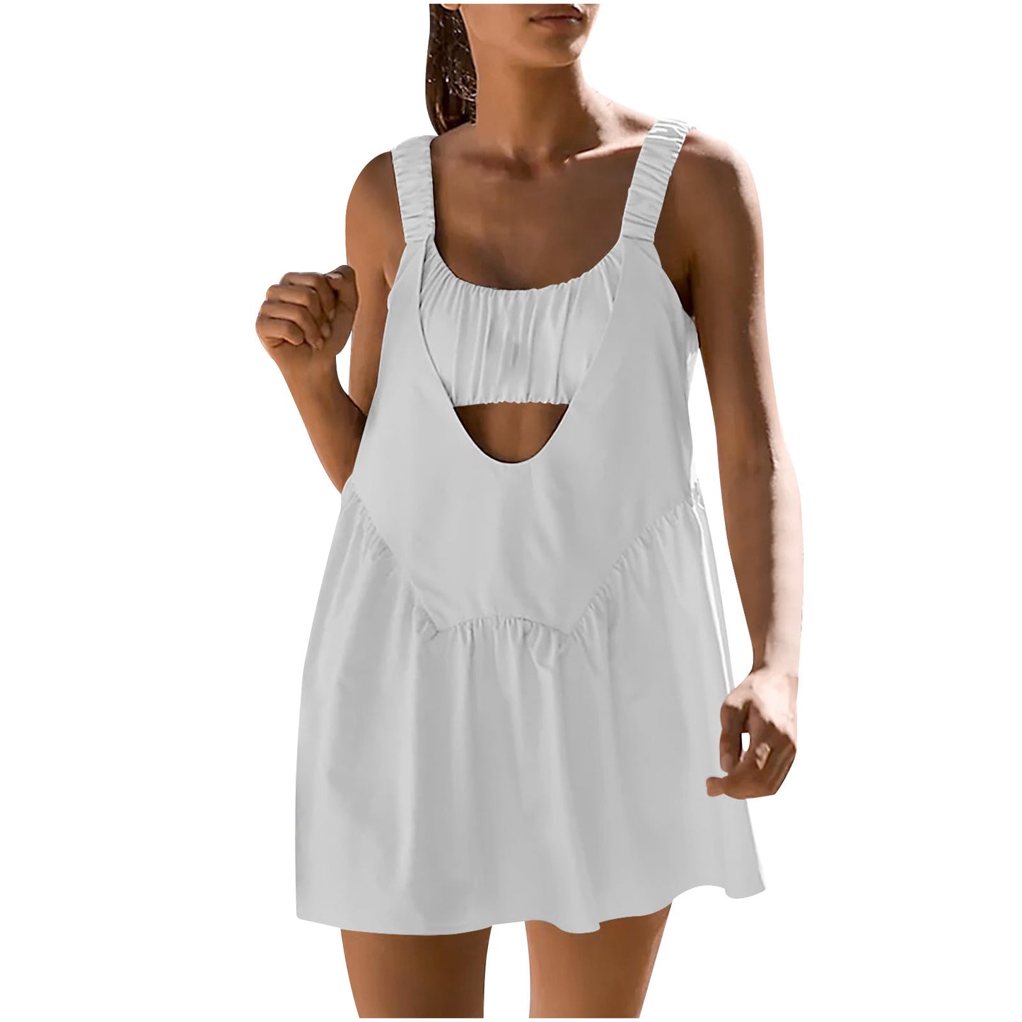 Casual Summer Apres Tennis Romper