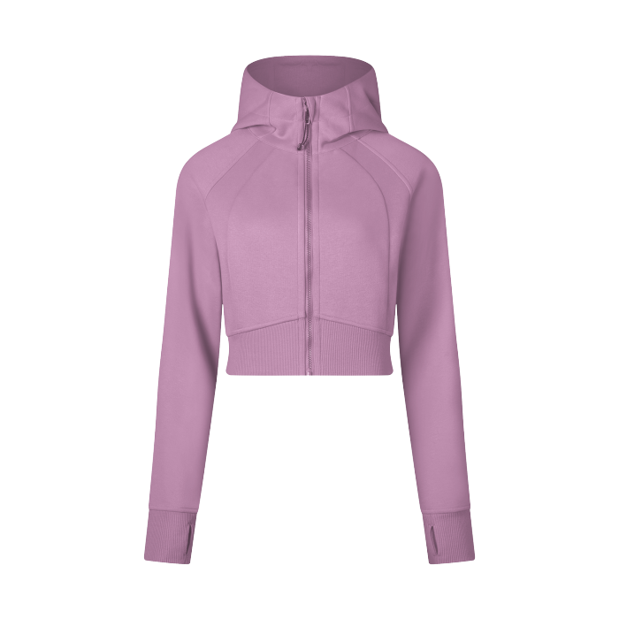 Cropped Zip-Through Hoodie #RP0005 – Tennis Pro Love Cropped Zip-Through Hoodie #RP0005 – Tennis Pro Love
