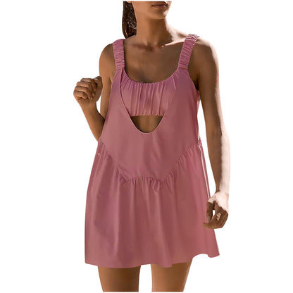 Casual Summer Apres Tennis Romper